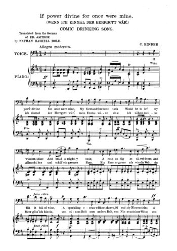 Chants pour voix de basse